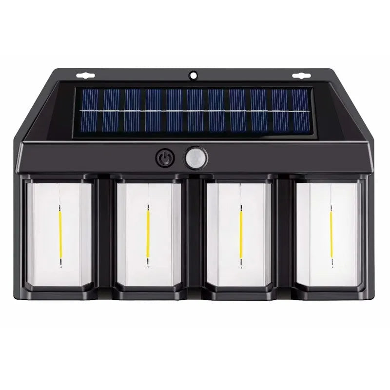 Vintage Solar Wall Light | Outdoor Motion Sensor Garden Lamp