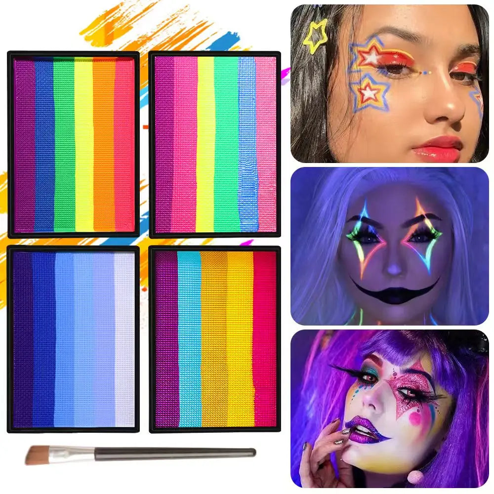 YTRUNS Vibrant Face & Body Paint – Halloween & Cosplay Makeup