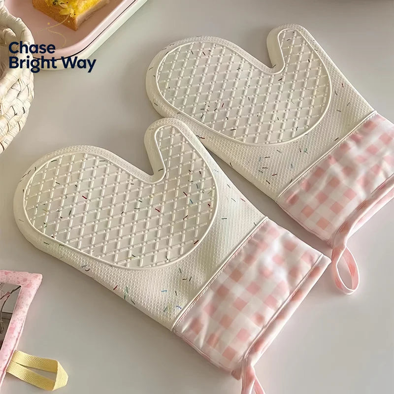 Silicone Oven Mitt – Heat Resistant Kitchen Baking Glove