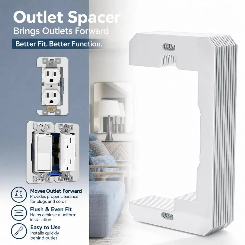 Metal Wall Plate Spacers for Electrical Outlets – 5/10/20 Pack