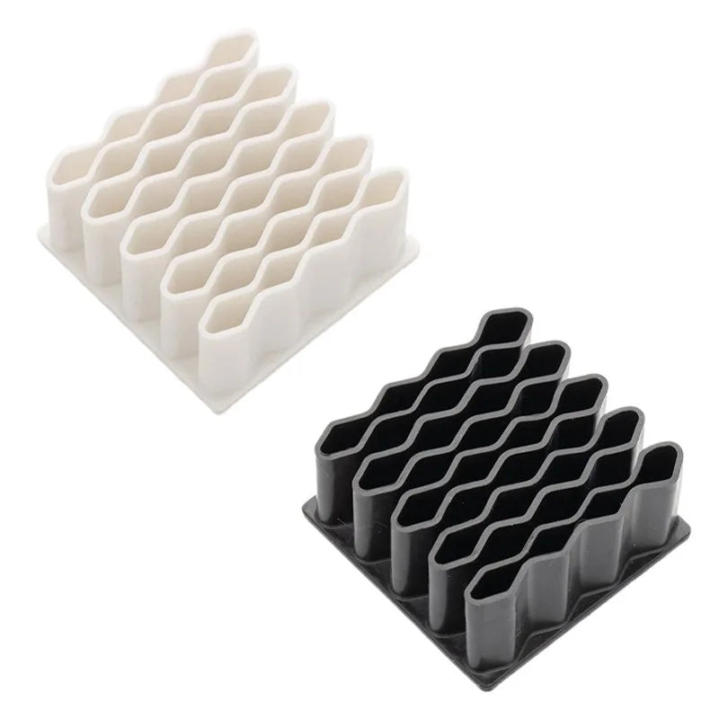 Silicone Wave Desktop Organizer – Cosmetics, Pen & Cream Holder