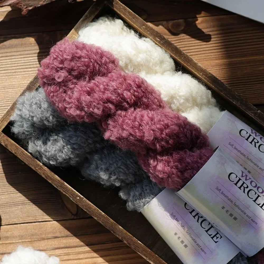 50g Soft Fluffy Loop Yarn – Solid Color Crochet Knitting Yarn