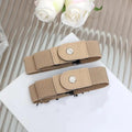 2-Pack No Buckle Elastic Stretch Belt – Unisex Adjustable Waist