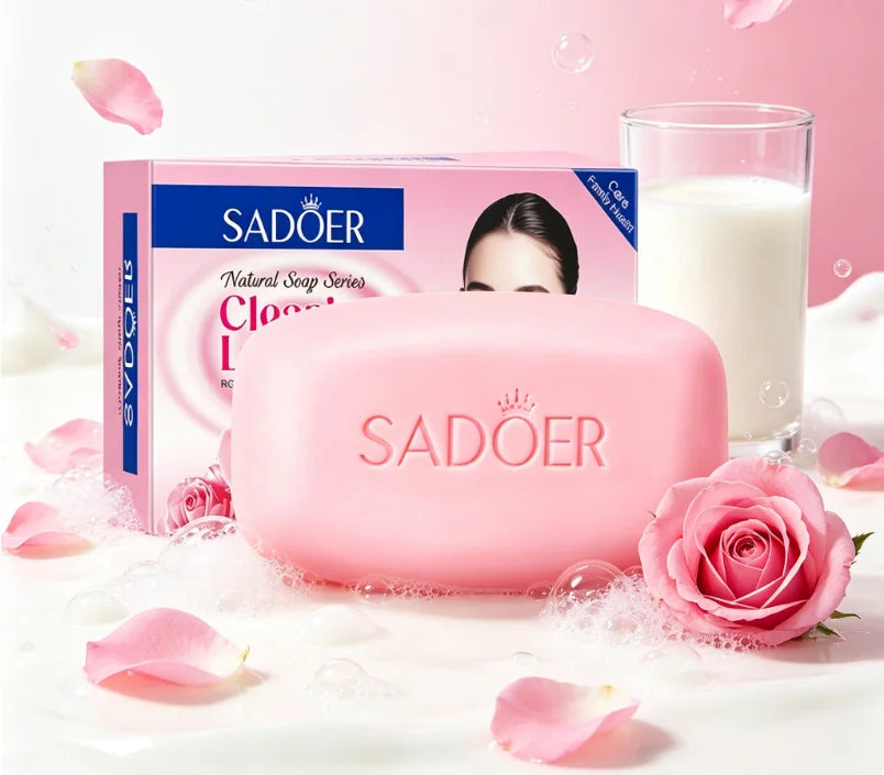 Rose Milk Handmade Cleansing Soap – Body Wash & Skin Toning