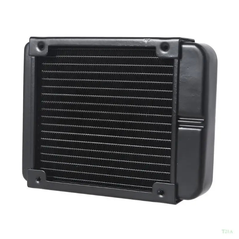 T21A Aluminum CPU Water Cooling Radiator 18 Tubes 1/4" Thread