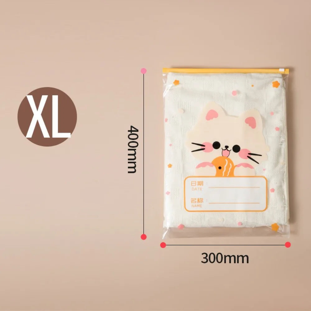 10-Pack Cartoon Baby Clothes & Diaper Storage Bags Multi-Size