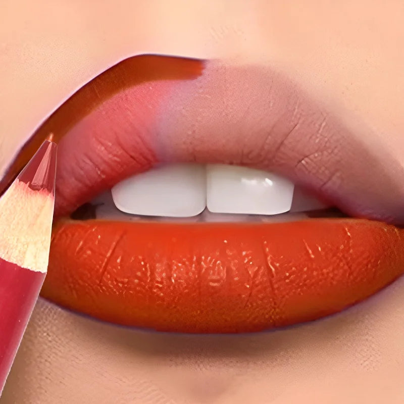 Waterproof Matte Lip Liner Pencil | 28 Shades, Long-Lasting