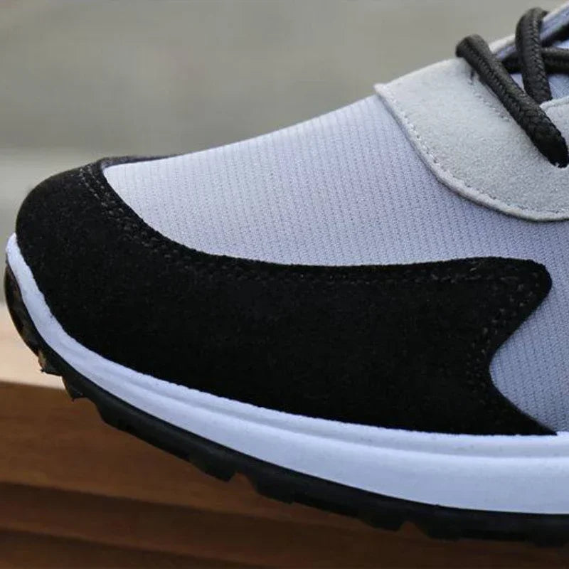 LEDP Men's Breathable Canvas Sneakers | Lace-Up Training Shoes