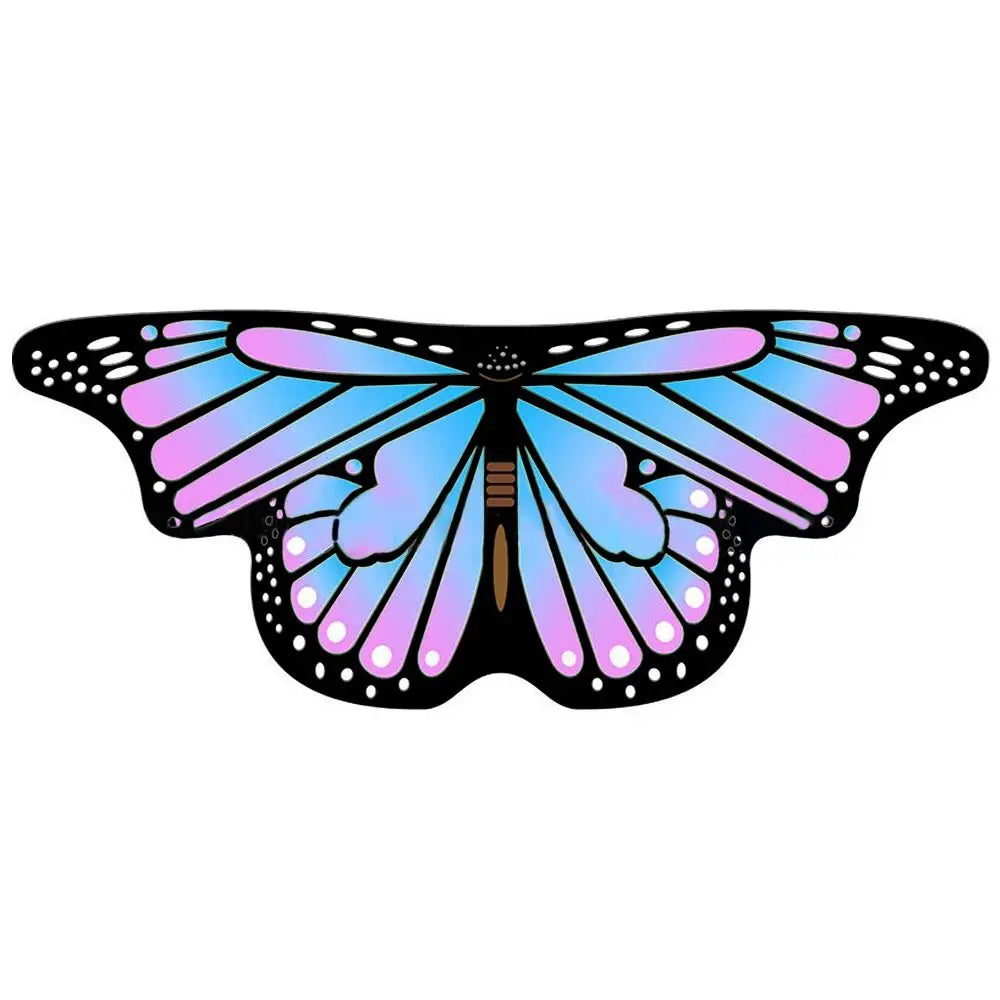 Kids Butterfly Wings Cape – Chiffon Costume Shawl for Parties