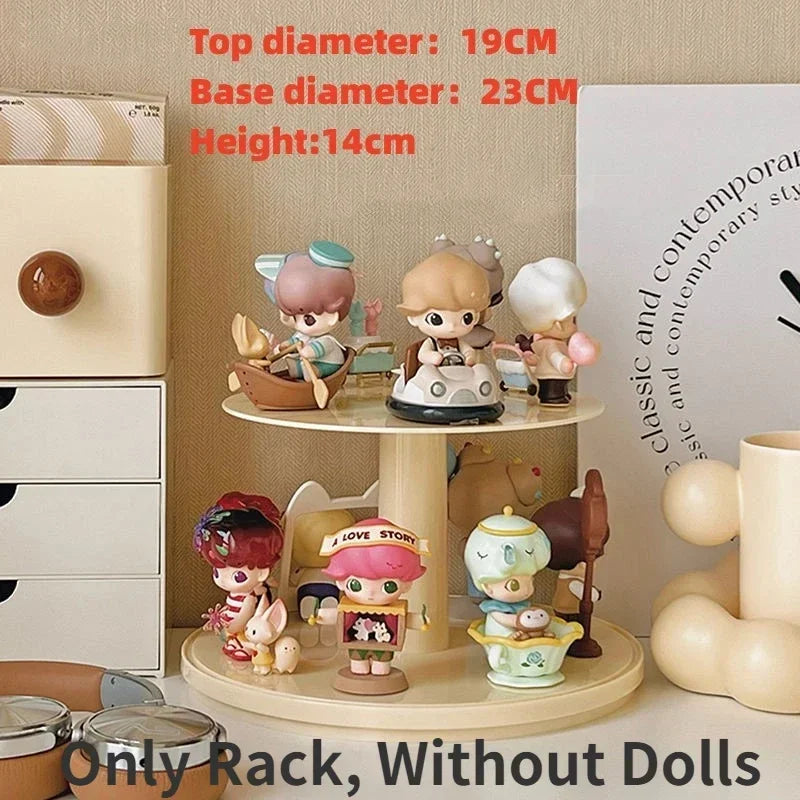 Rotating Multi-Layer Display Rack for Figures & Collectibles