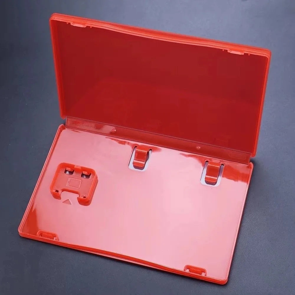 Switch 2 Game Card Case – Transparent Red Cartridge Holder Box