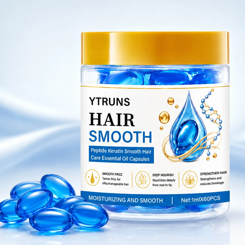 Rose Argan Hair Oil Capsules – Smoothing Serum Conditioner