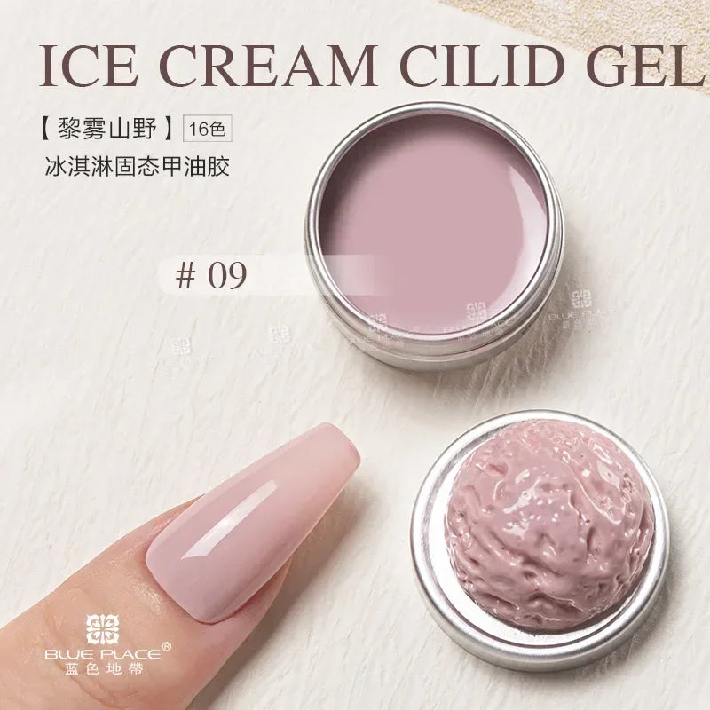 Handaiyan 64 Colors Solid Nail Polish Gel – Ice Cream Texture