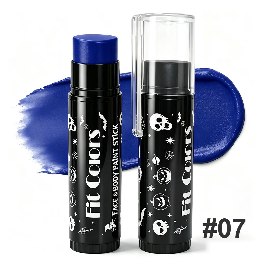 Halloween 14-Color Face & Body Paint Stick – Waterproof Matte