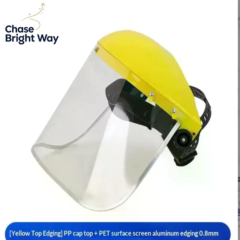 Garden Trimmer Safety Helmet with Full Face Mesh Shield