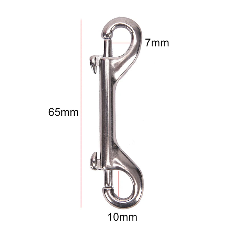 Stainless Steel Scuba Diving Double-Ended Snap Hook