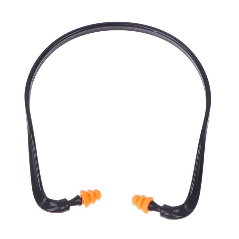 Head-Mounted Noise Reduction Earmuffs – Soft TPE Ear Protector