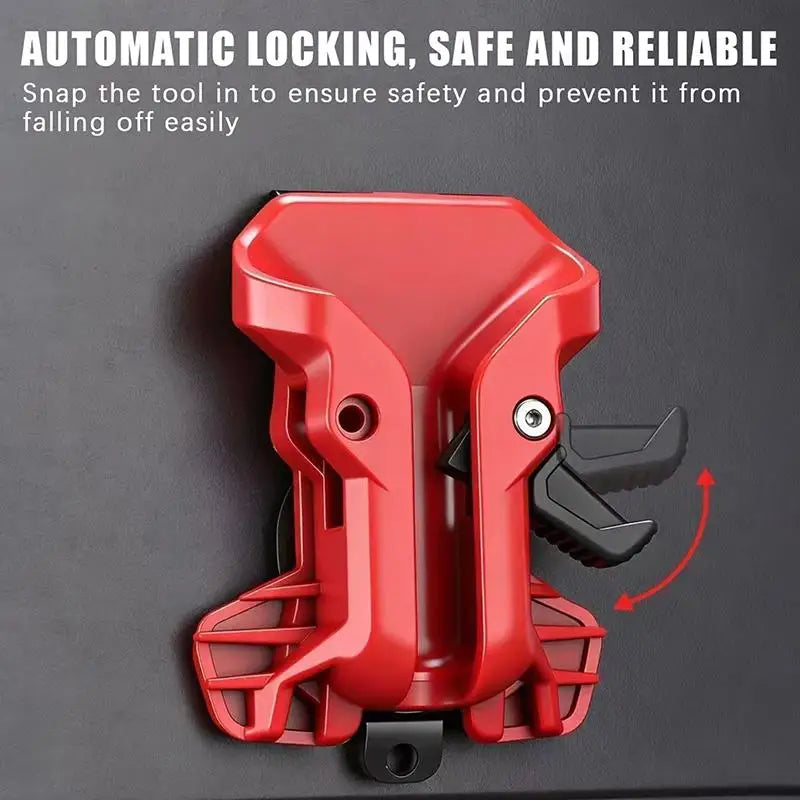Self-Locking Drill Holder Belt Clip | Quick Release Tool Holster