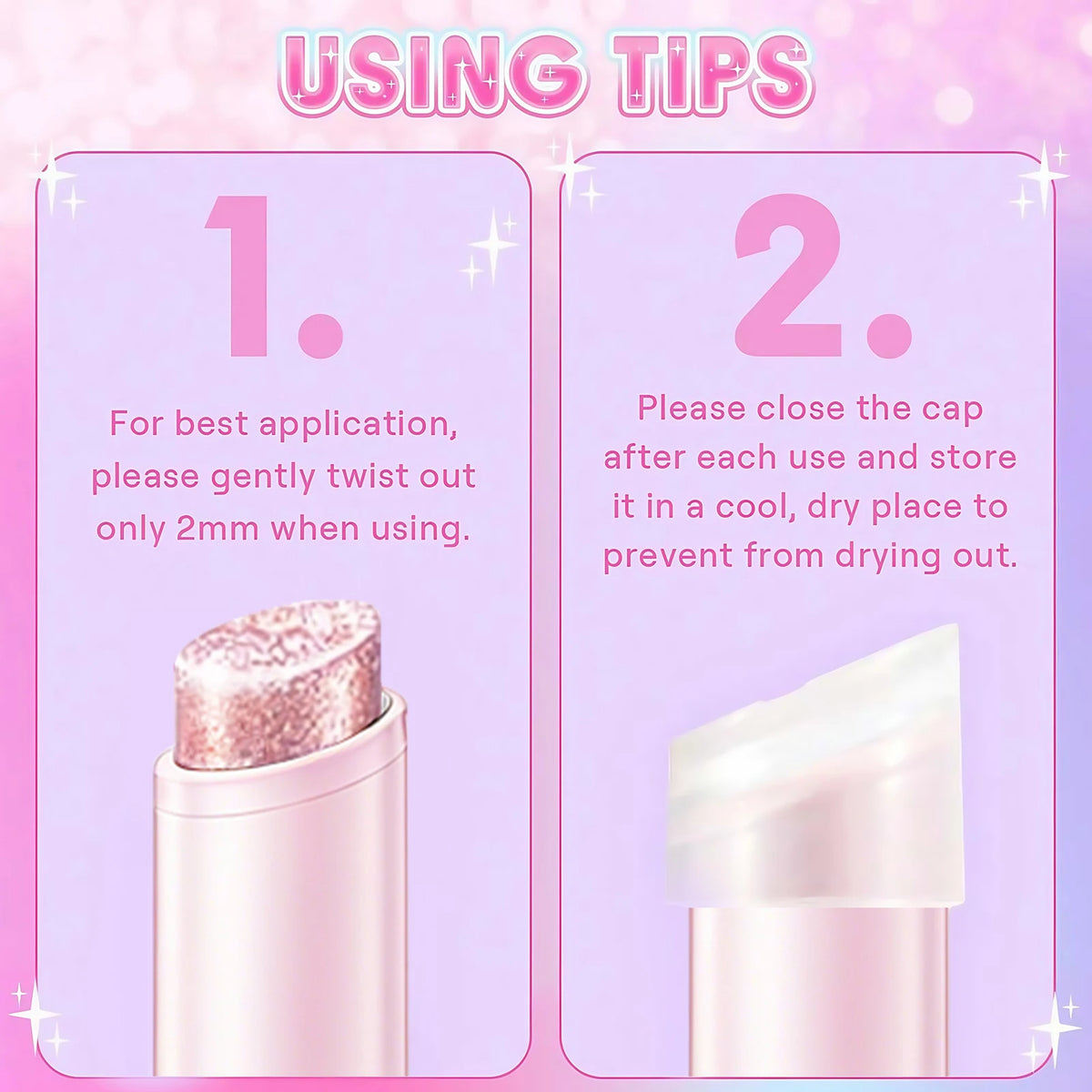 Zaidoc 5-Color Pearl Shimmer Eyeshadow Stick Set | High Pigment