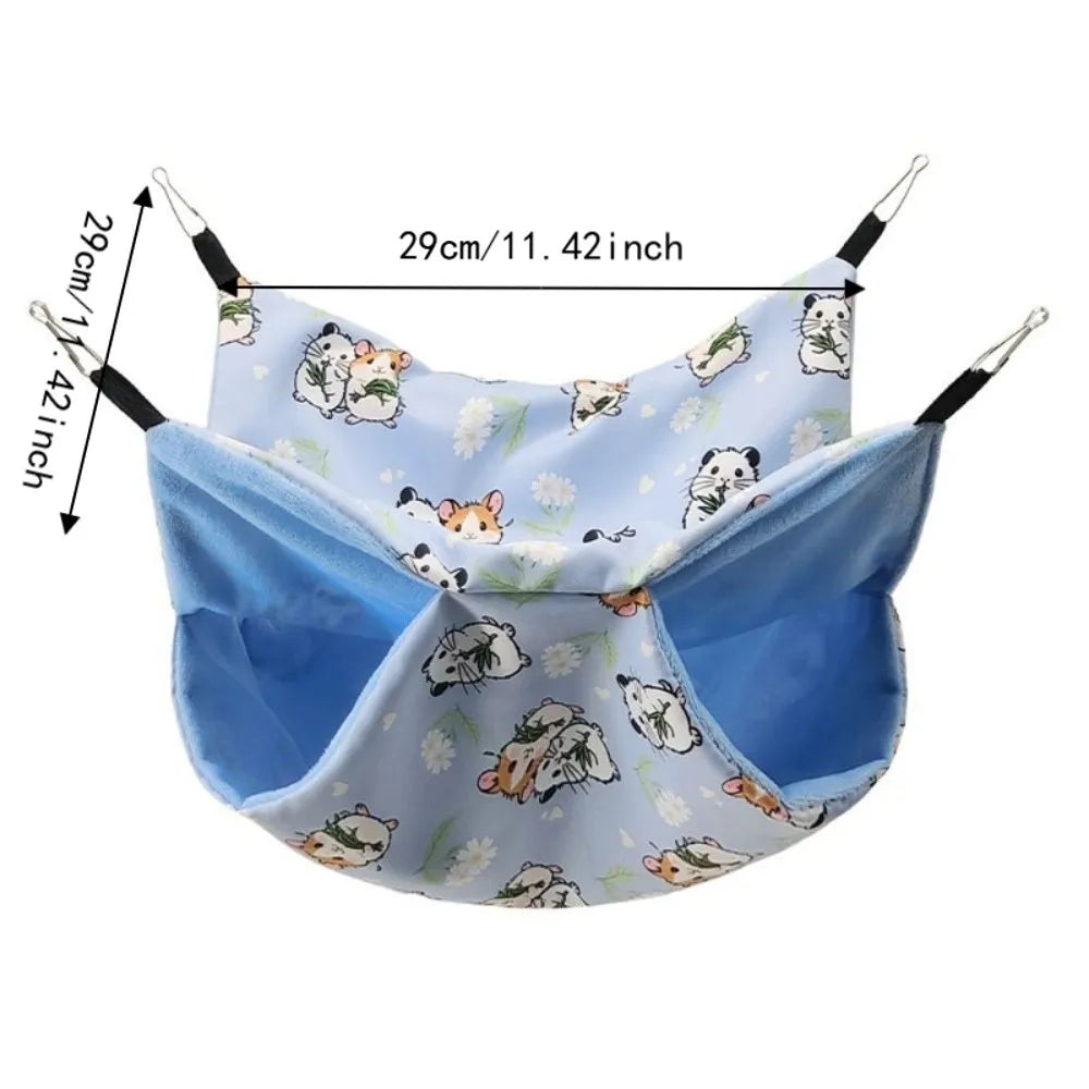 Double Layer Fleece Hamster & Guinea Pig Hanging Hammock