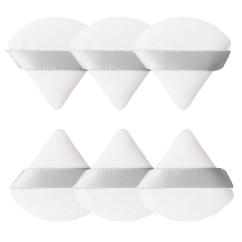 Triangle Velvet Makeup Puff Sponge – 2/6 Pack Wet & Dry