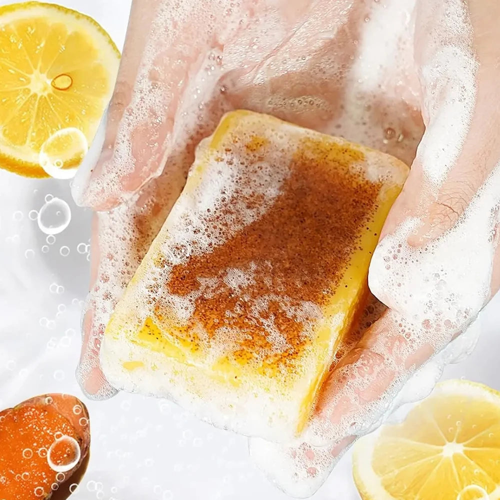 ZaiDoc Kojic Acid Turmeric Bar Soap – Brightening Body Cleanser