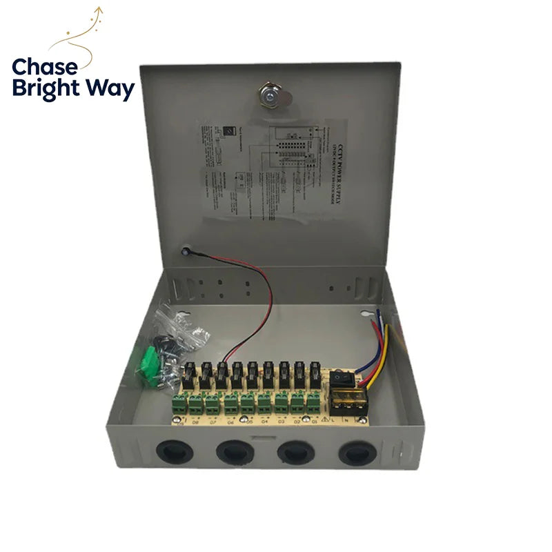 9/18-Way PCB Terminal DC Power Distribution Board – 24V