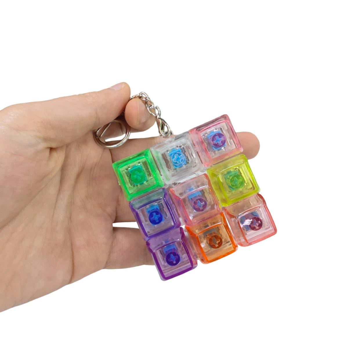 Spherical Square Fidget Keyboard Toy – Focus Cube for Adults
