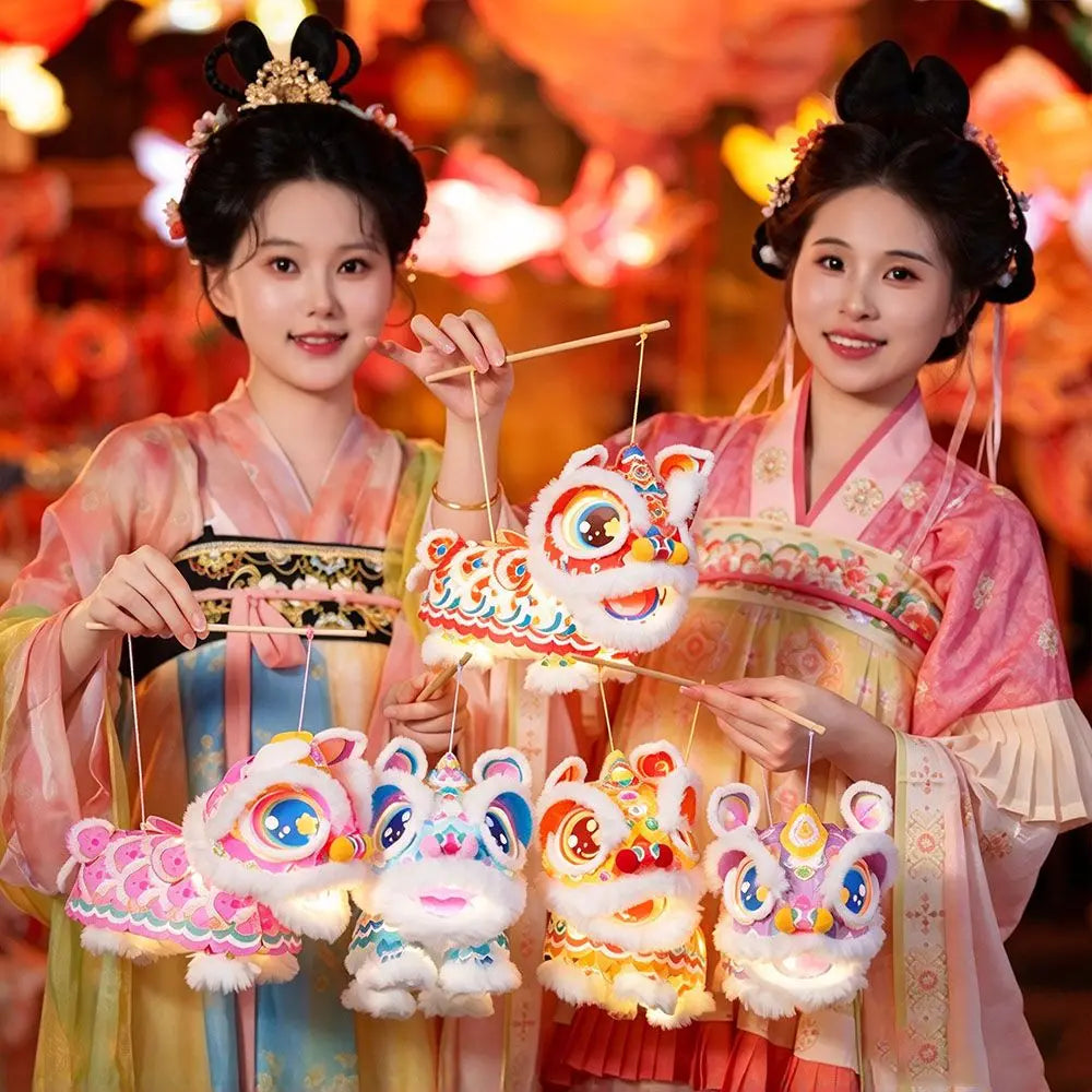 DIY Lion Dance Lantern Kit – Chinese New Year Hanging Décor