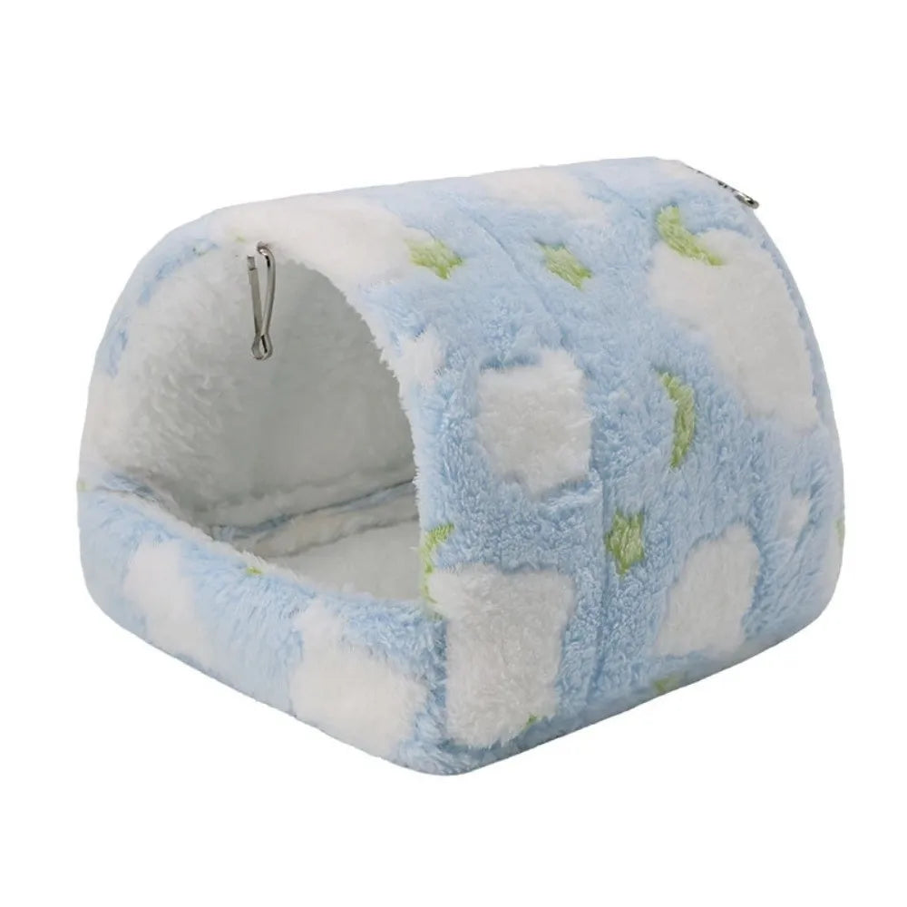 Hanging Plush Pet Nest – Cozy Bird & Small Animal Hammock