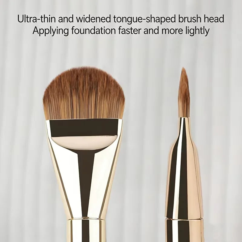 Professional Foundation Brush – Soft Synthetic Bristles | Travel