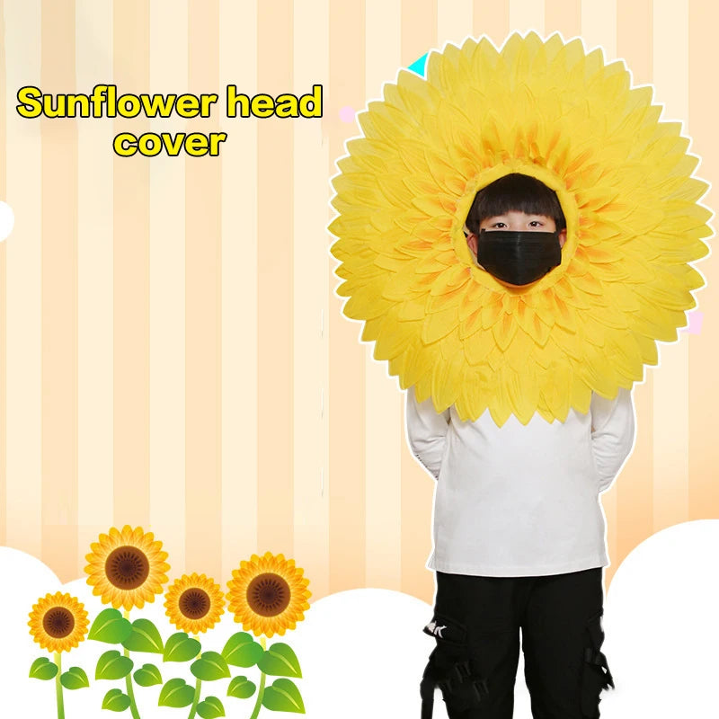 Sunflower Headband Costume Prop – Parties, Festivals & Cosplay