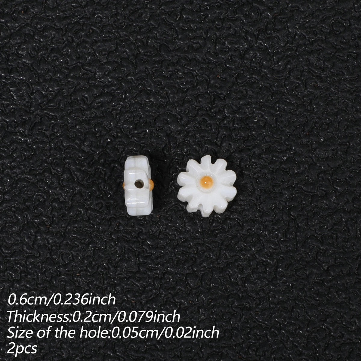 Natural Shell Beads – Fish Daisy Bird Loose Spacer Beads for DIY