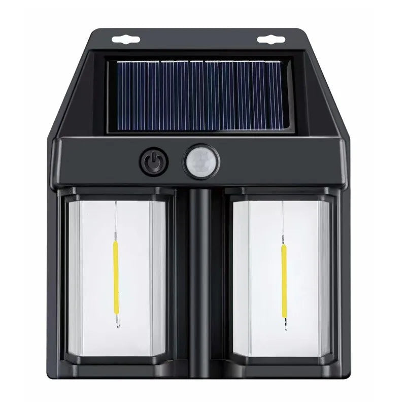 Vintage Solar Wall Light | Outdoor Motion Sensor Garden Lamp