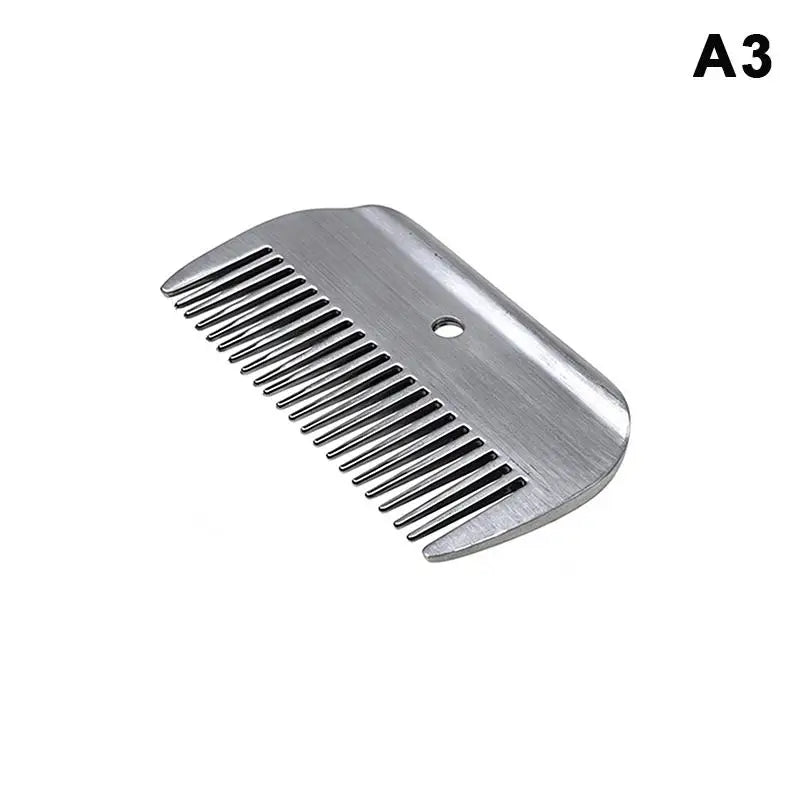 Aluminum Horse Curry Comb – Metal Mane & Tail Grooming Tool