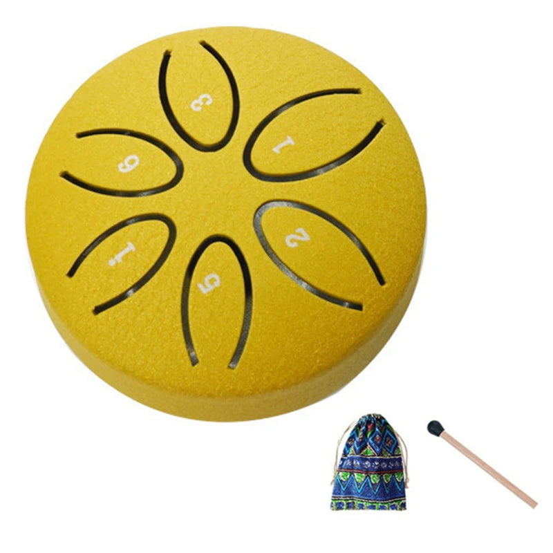 Outdoor Rain Drum – 6-Note Steel Tongue Garden Meditation Drum