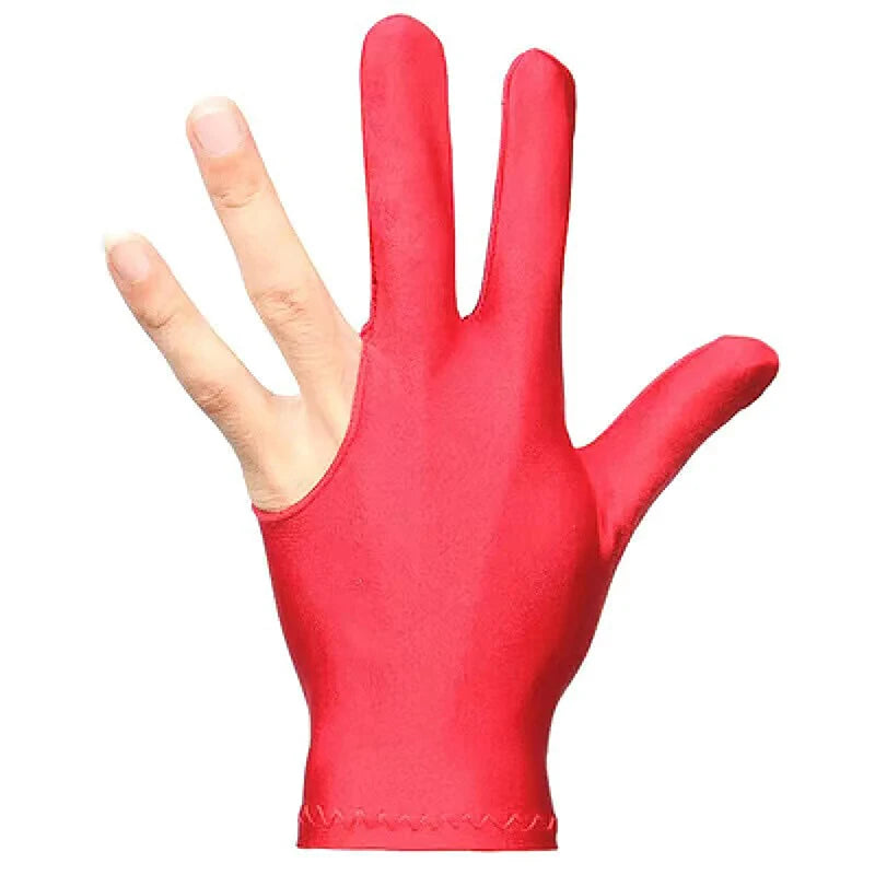 Three-Finger Billiard Glove – Left Hand Pool & Snooker Cue