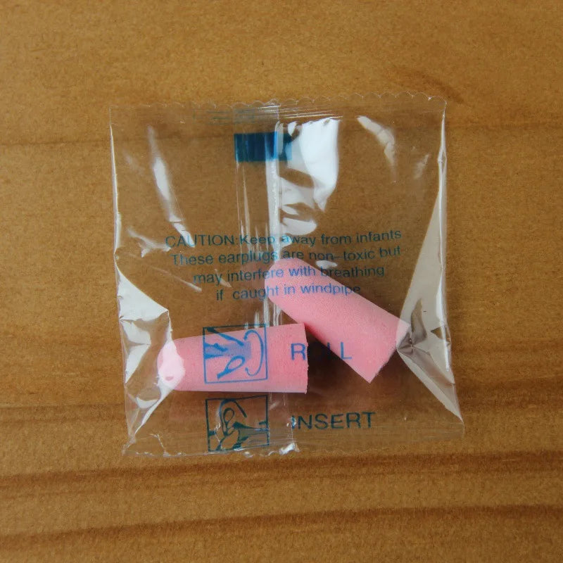 Soft Foam Earplugs 20/50 Pairs – Sleep, Travel & Noise Block