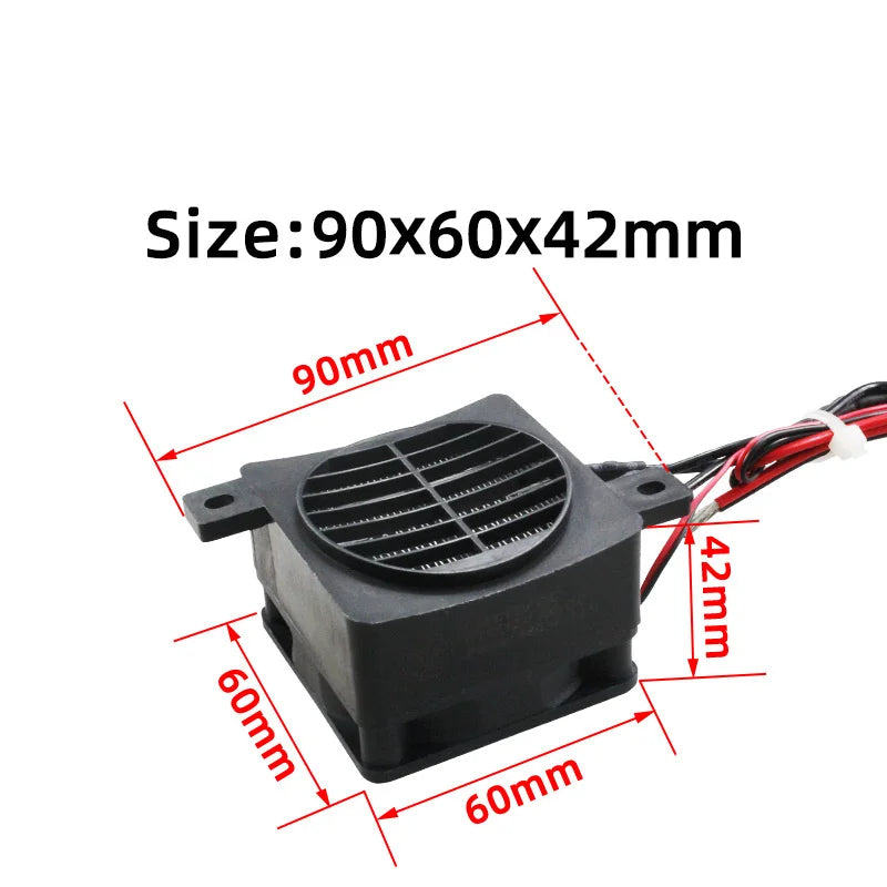 PTC Fan Heater 12V 24V 220V | 100–400W Thermostatic Element