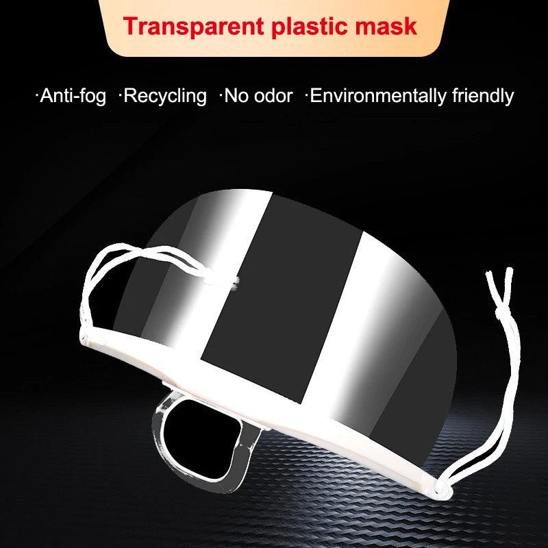 Reusable Transparent Anti-Fog Face Shield Cover – 10/20/30 Pk