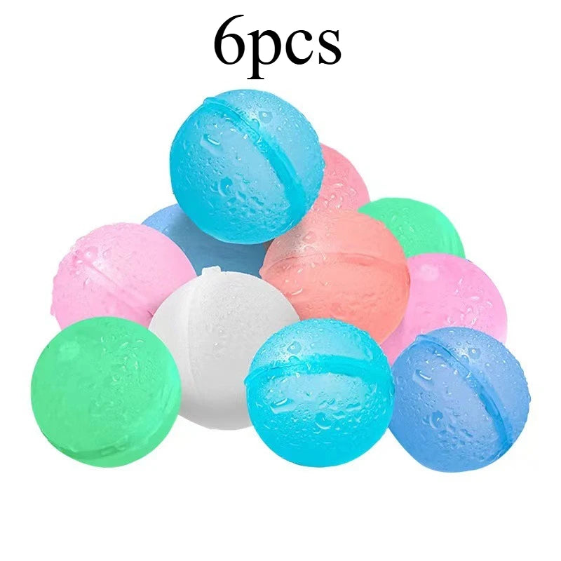Reusable Self-Sealing Silicone Water Balls – Pool & Beach Toy