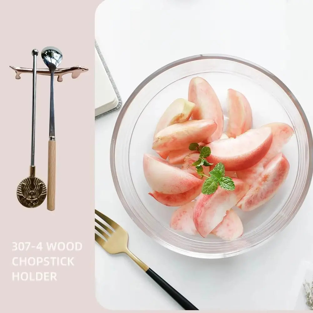 Zinc Alloy Chopstick Holder – Cat Dog Deer Design Stand