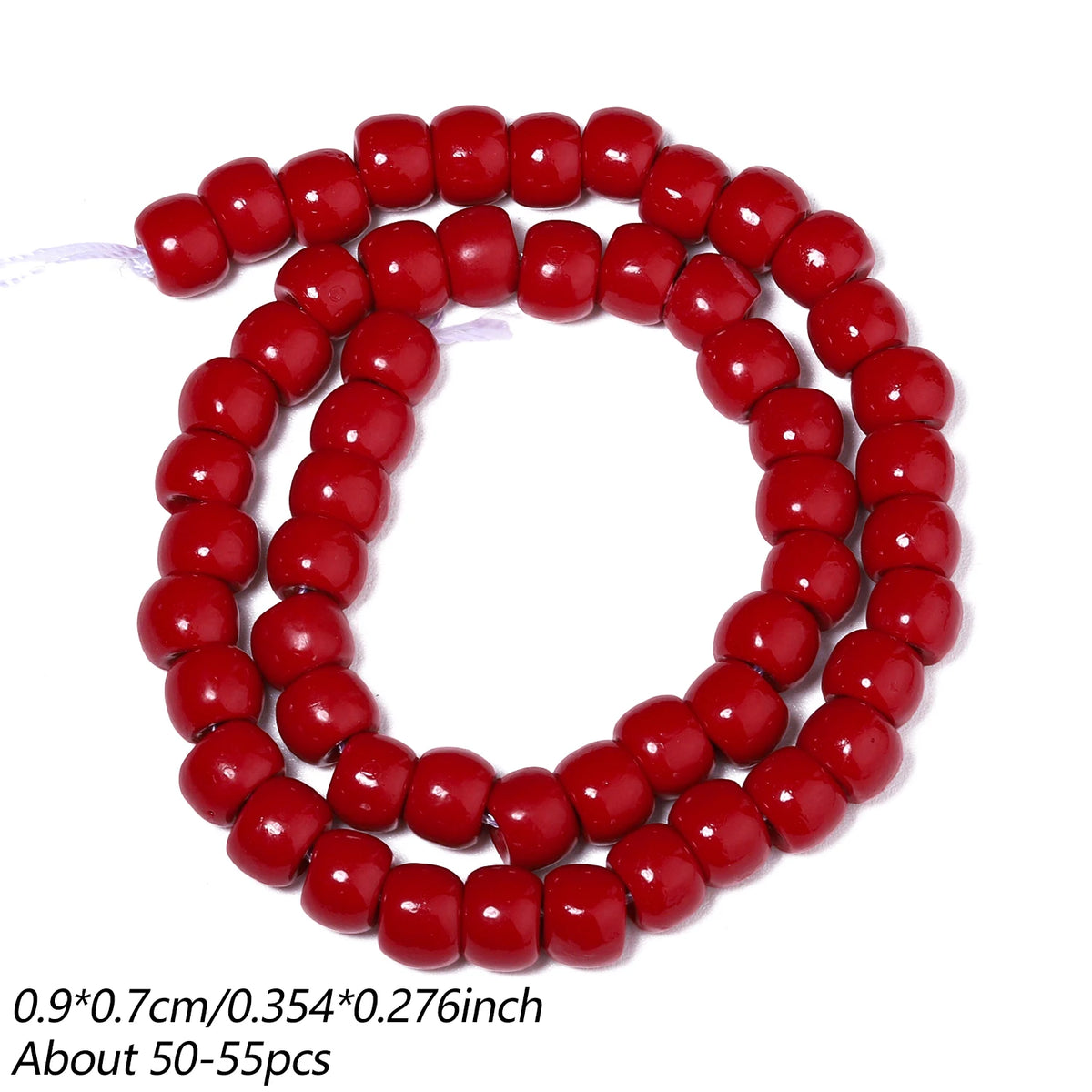 Natural Red Shell Powder Loose Beads – DIY Jewelry Making