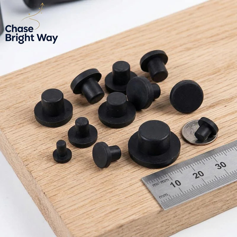Silicone Rubber Hole Plugs 10-Pack – 3–12mm Heat Resistant Caps