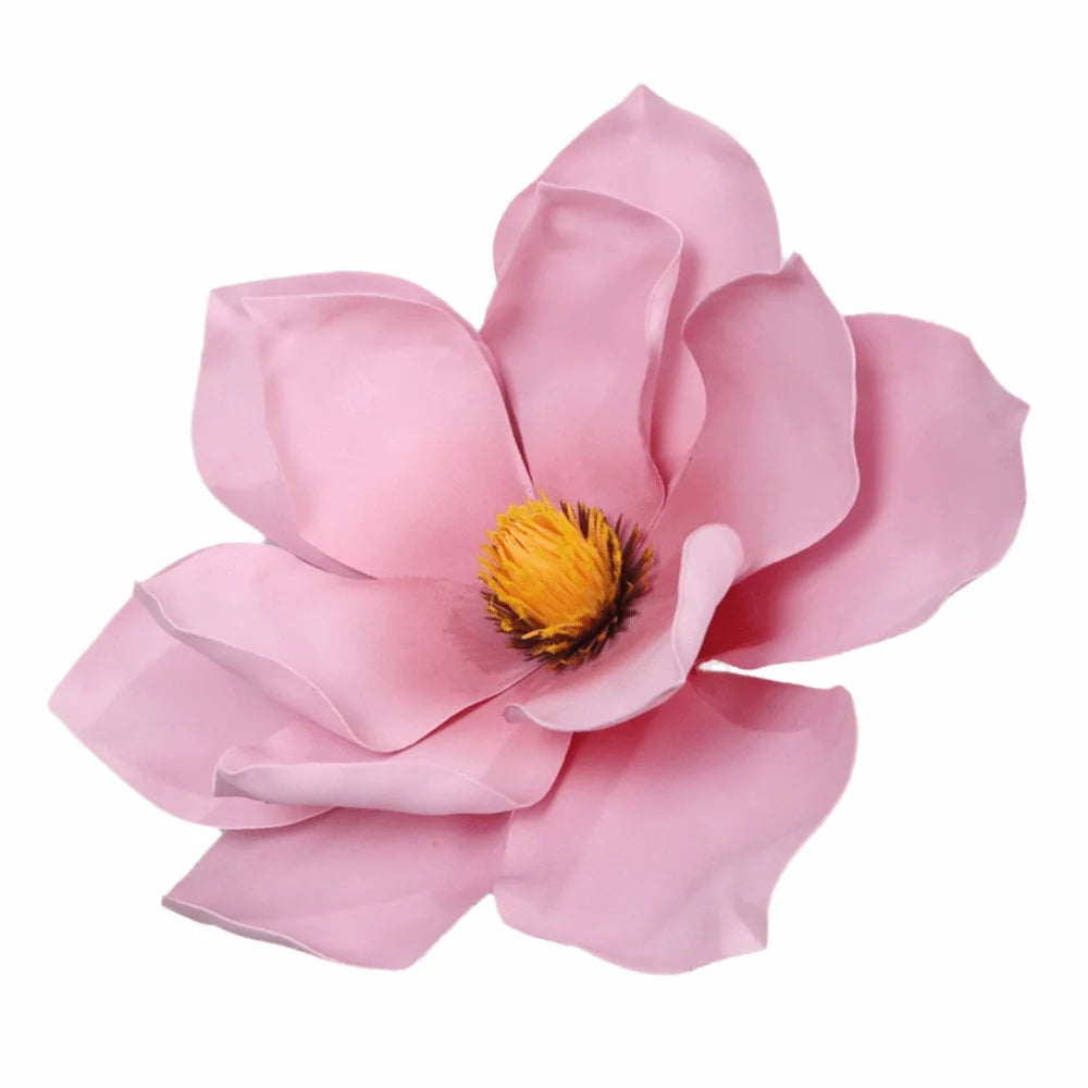 Giant 45CM Artificial Magnolia Flower – Silk Foam Home Décor