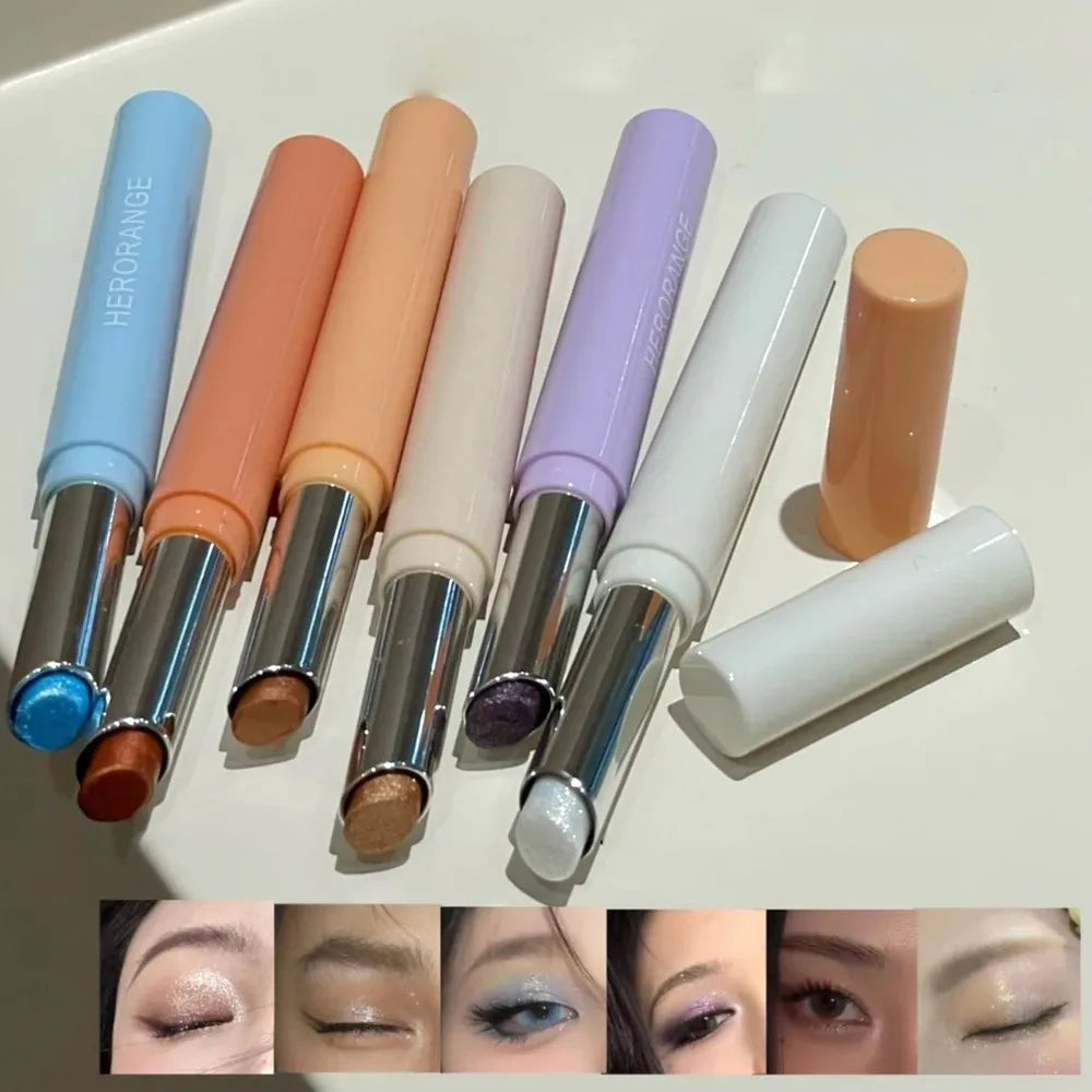 Shimmer Highlight Eyeshadow Pen – Smoky Purple Glow Stick