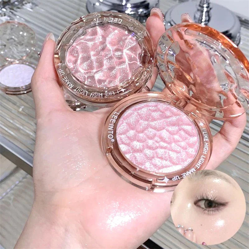SAKSRAAR Glitter Highlight & Contour Palette | Long-Lasting Glow