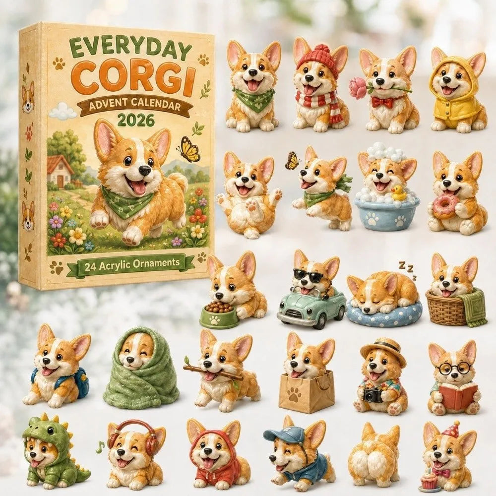 24-Day Dog Advent Calendar 2026 | Christmas Countdown Figurines