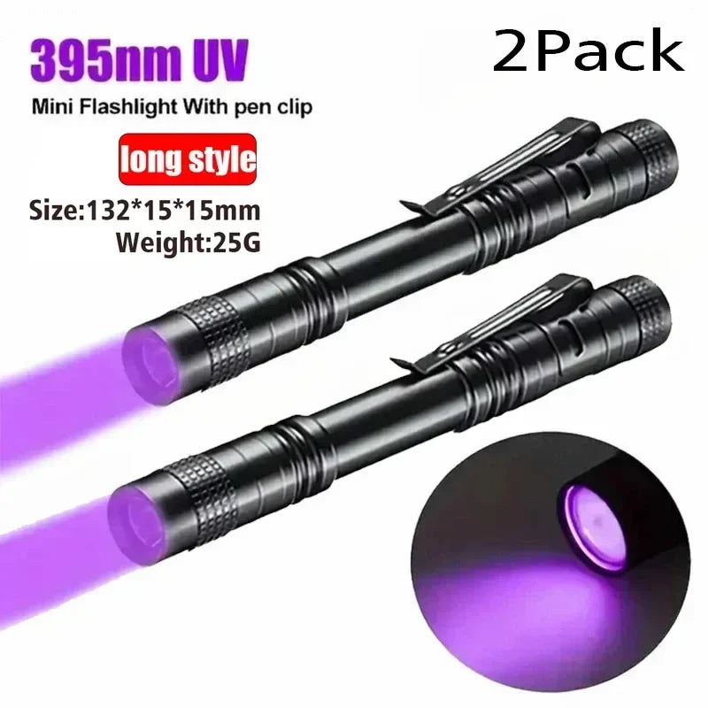 UV Flashlight 365nm Ultraviolet Torch – Pet Stain & Scorpion Detector