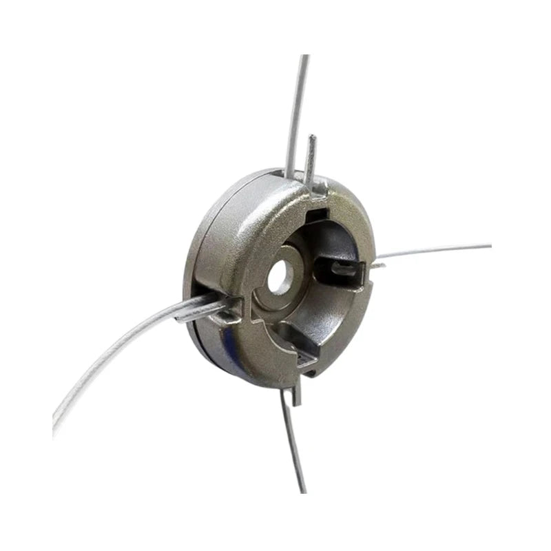 Universal Aluminum Alloy Trimmer Head with Nylon Mowing Line